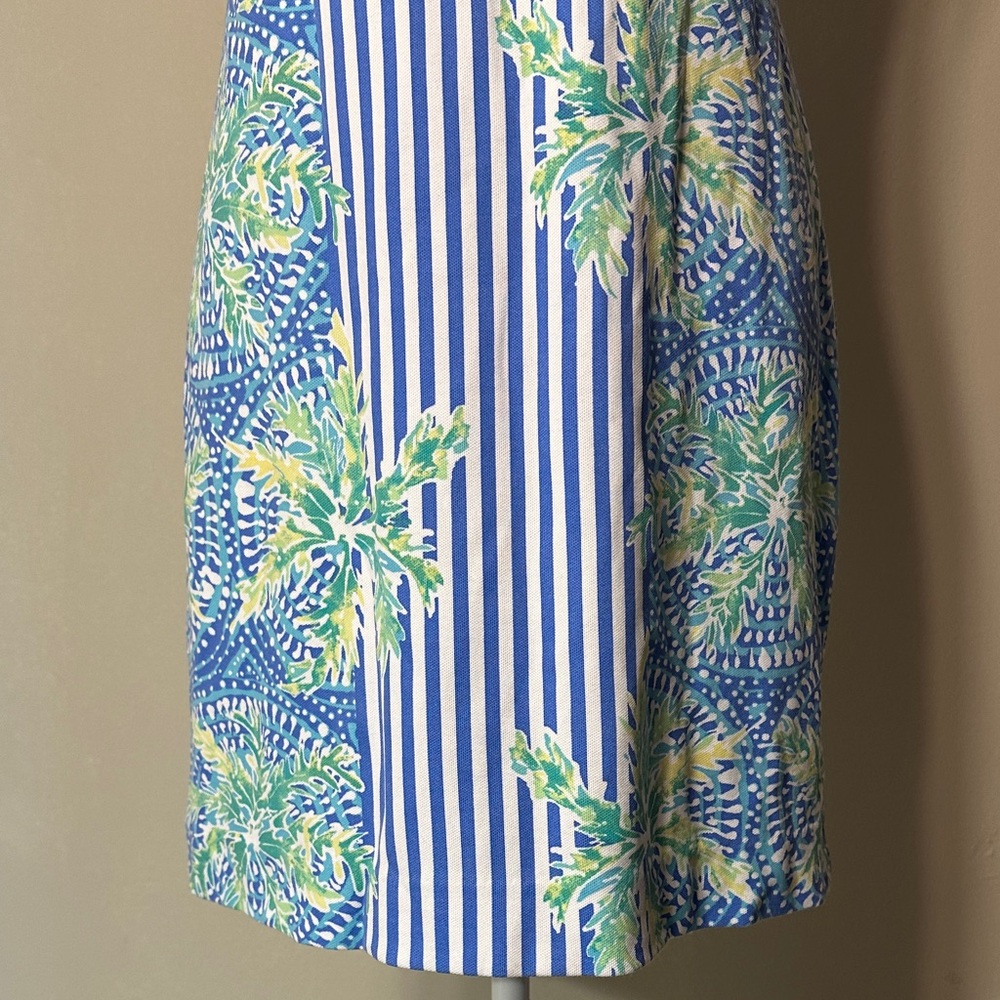Lilly Pulitzer Blue and Green Midi Dress - Picture 4 of 11